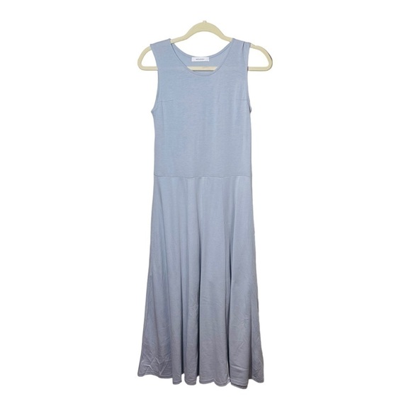 NWOT Moussy flowy periwinkle blue midi dress - Picture 1 of 5